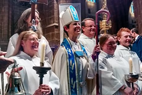 Bishop Libby Lane installed at Chester Cathedral