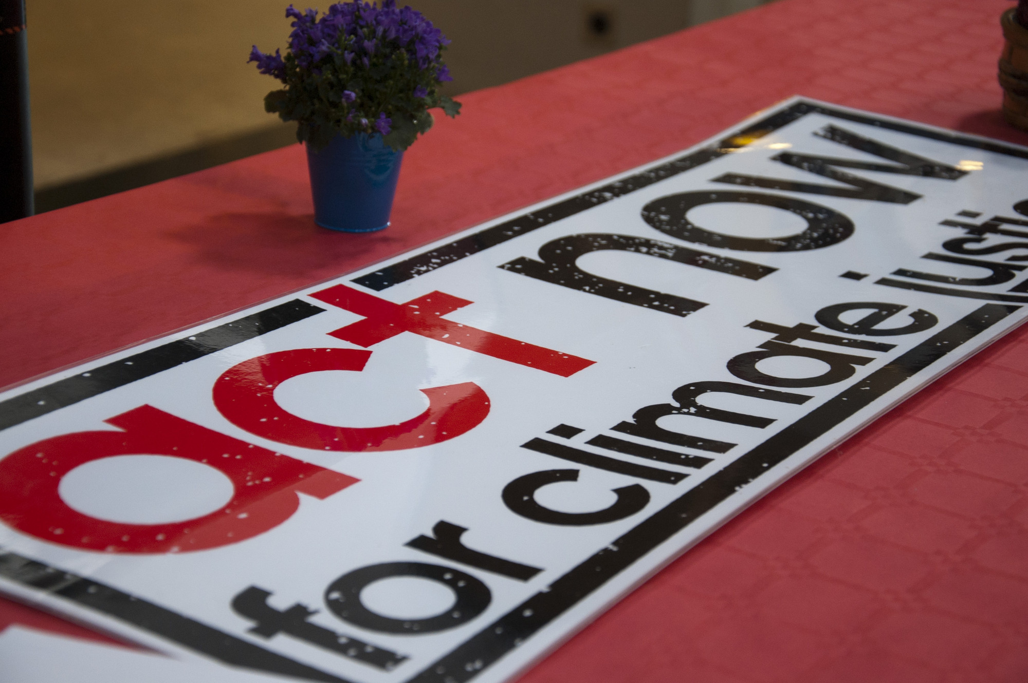 WCC Act Now for Climate Justice campaign launch in Geneva