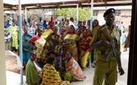 Members of the local community during the re-registering