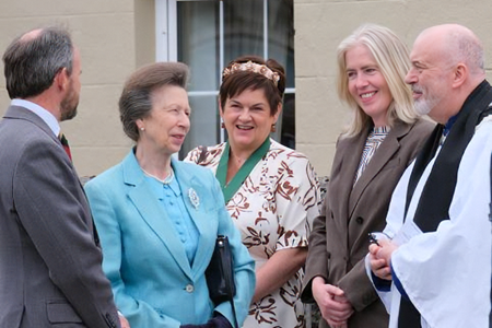 Churches in Ireland jointly welcome the Princess Royal to visit World War II burial sites