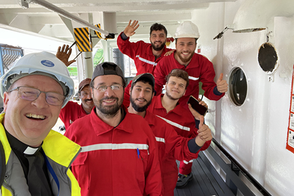 ‘A friendly face in a foreign place’: the Mission to Seafarers brings hope in rough seas