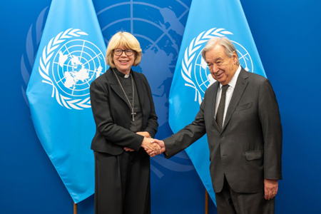 Archbishop of Canterbury meets UN Secretary General and hosts roundtable on protecting healthcare in conflict