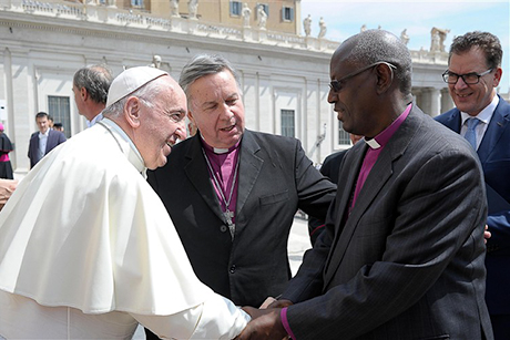 Anglican Centre In Rome . Pope _Moxon _Ntahoturi