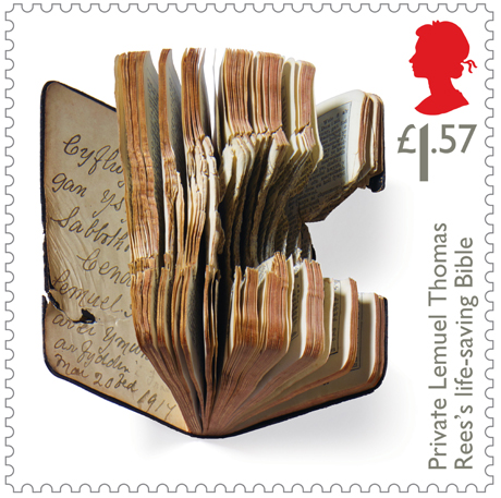 UKRM_WW1-1917-Private -Rees -Bible -stamp _460